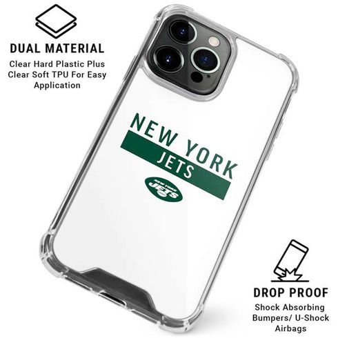 NFL New York Jets White Performance Series iPhone 16 Pro Clear Case